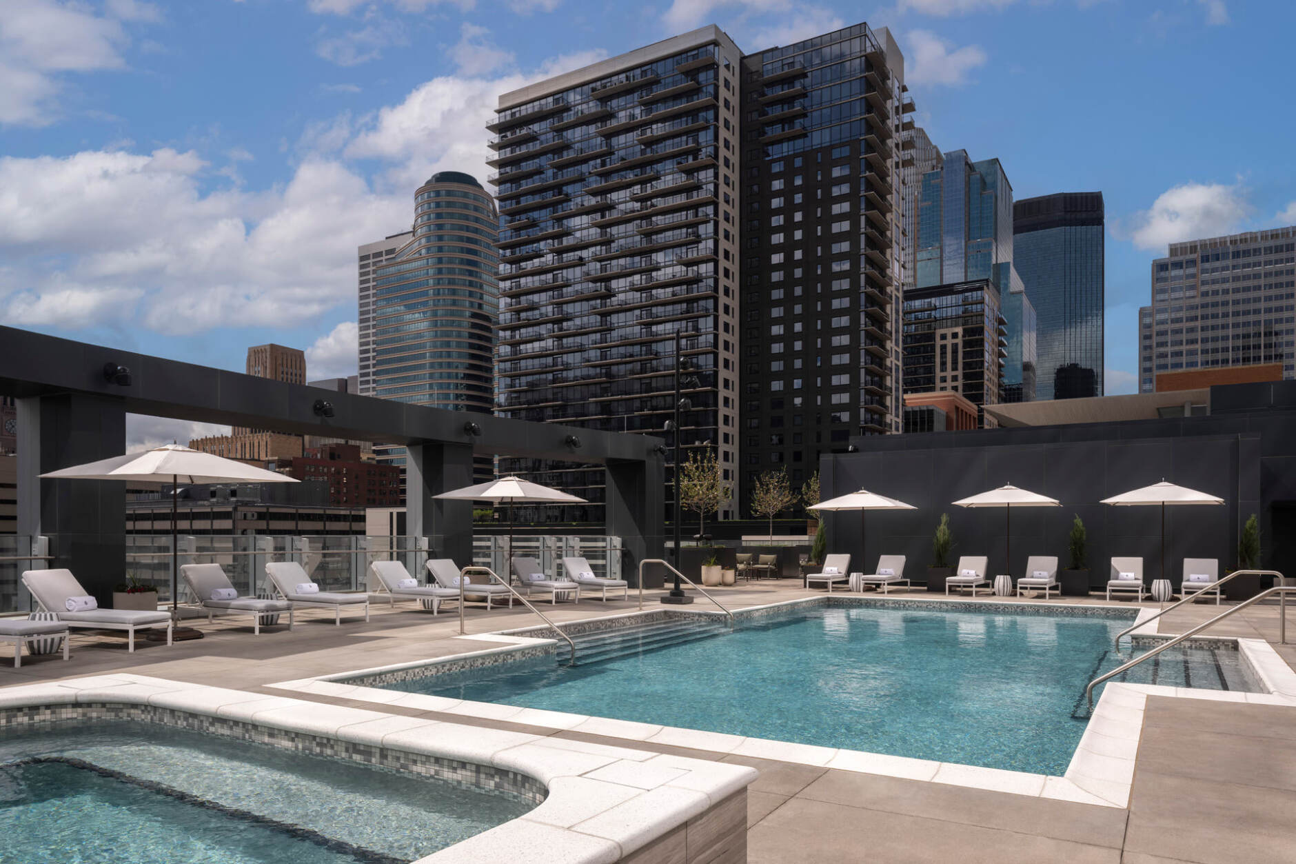 ROH New Hotel Openings: The pool deck at Four Seasons Minneapolis